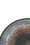 Hermia Juego de Platos de Gres Cerámico Azul y Rosa (6 Piezas) de 28 cm